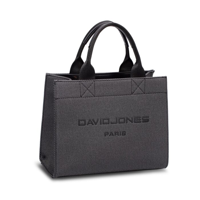 Чанта текстил David Jones (черна)