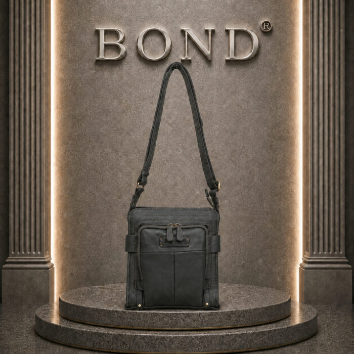 Тъмнозелена мъжка чанта THE BOND Джейсън